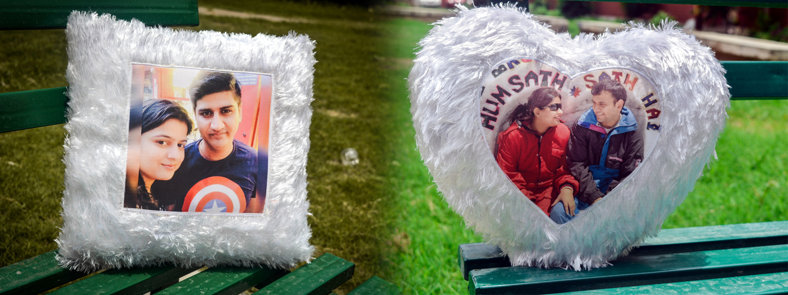 Personalized photo pillows