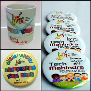 Customized badges, pin badges